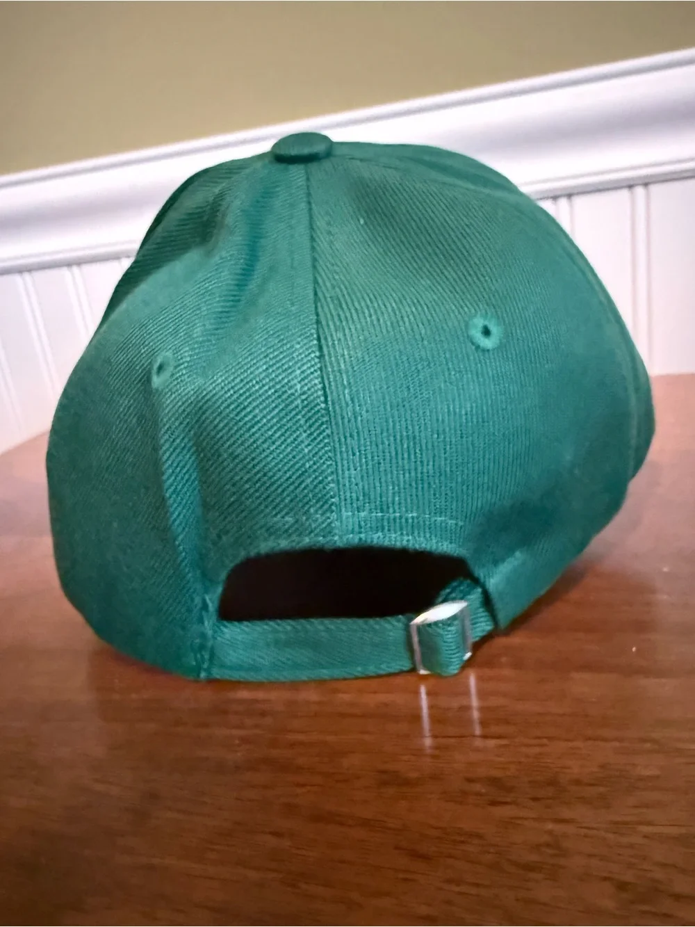 Green Embroidered Baseball Cap - Unbranded